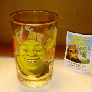 Shrek The Third McDonalds Glass